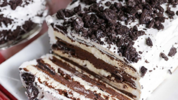 No Bake Oreo Ice Cream Cake