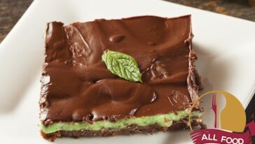 Chocolate and Mint Brownie