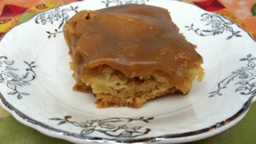 Apple Cake with Toffee Frosting